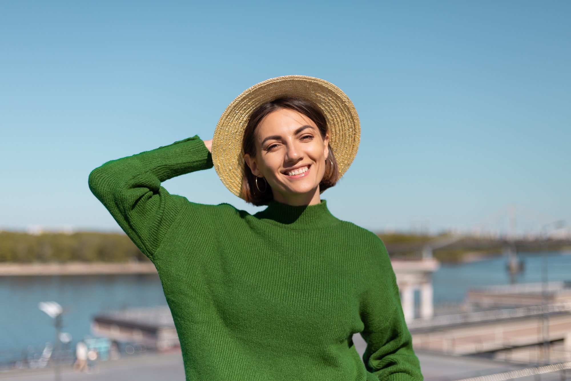 Outdoor portrait of woman
